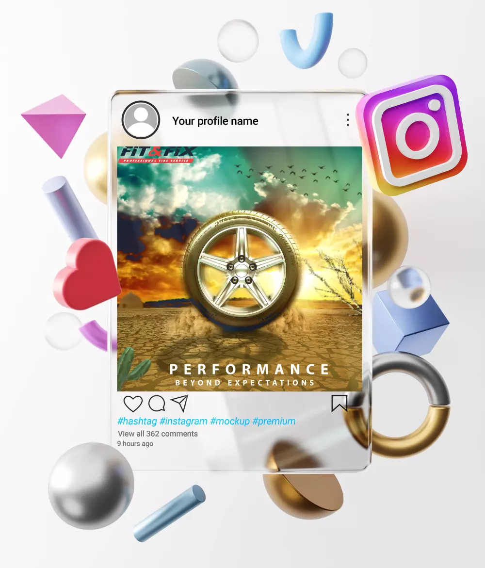 تصميم 3 تصاميم سوشيال ميديا