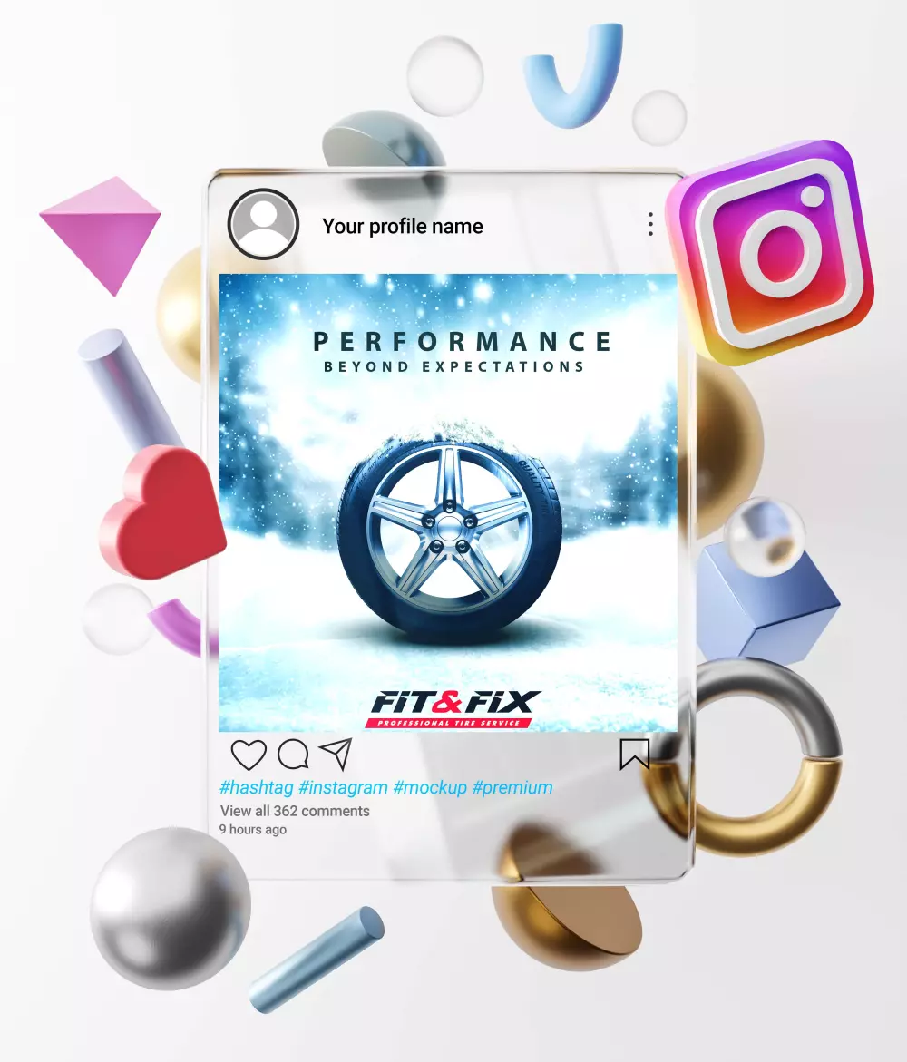 تصميم 3 تصاميم سوشيال ميديا