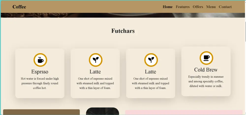 تصميم صفحة واحده Landing Page لأي نشاط (مطعم - كافيه - شركة)