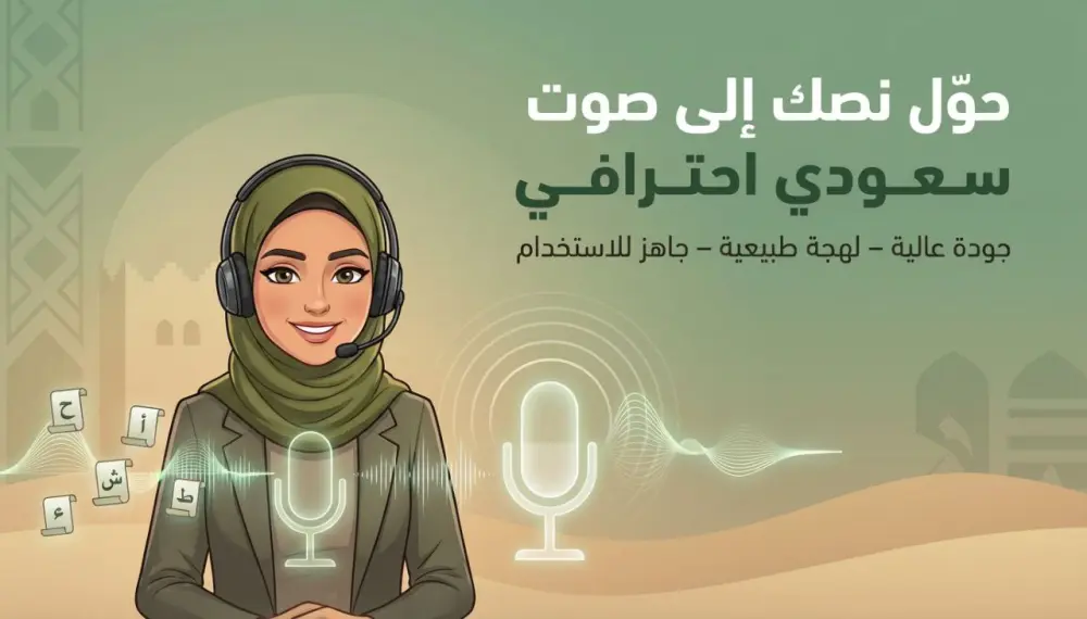 تحويل النص العربي الي صوت عربي حسب لهجة كل بلد عربي