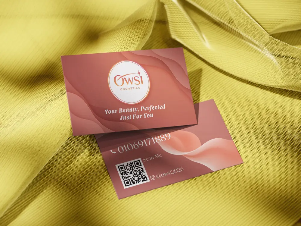 تصميم كارت شخصي