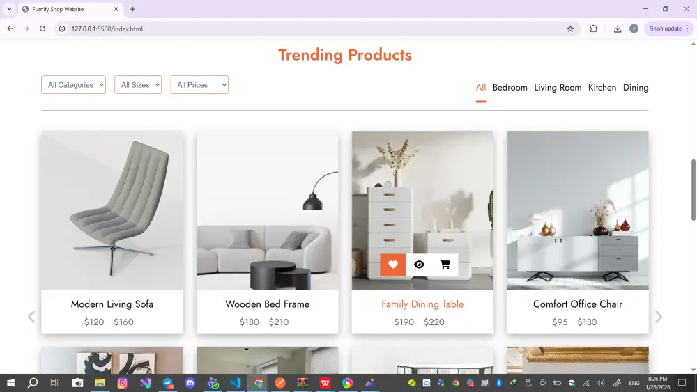 تصميم وتطوير واجهات Frontend لمواقع الويب بشكل احترافي