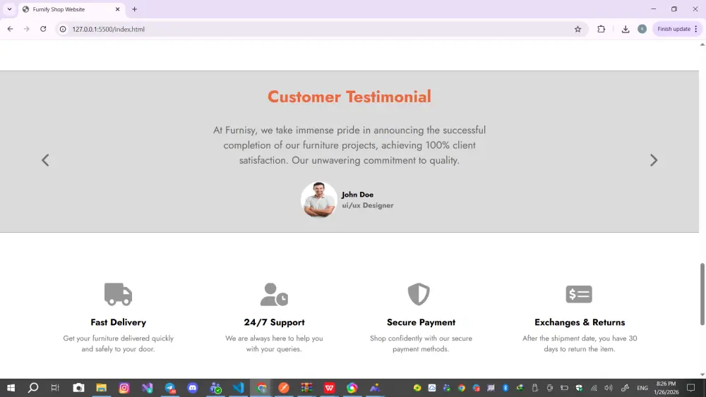 تصميم وتطوير واجهات Frontend لمواقع الويب بشكل احترافي