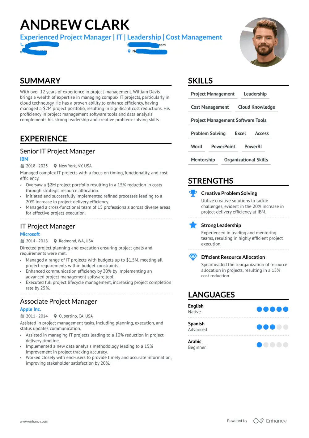 تصميم سيره ذاتيه CV احترافيه بنظام ATS