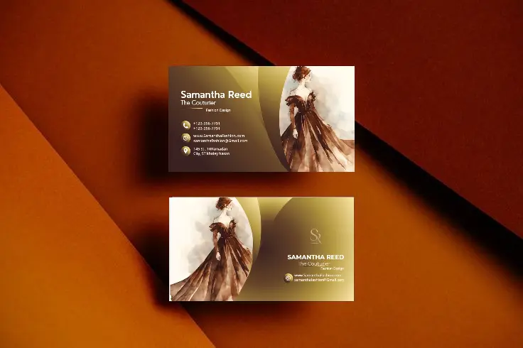 تصميم بطاقة أعمال احترافية جاهزة للطباعة"