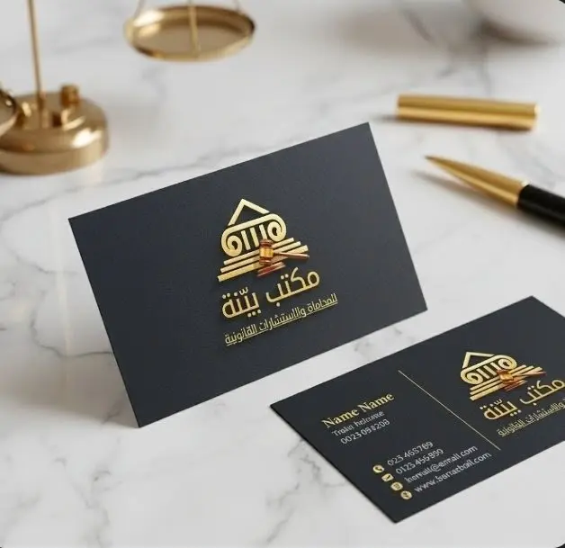 تصميم بطاقة أعمال احترافية جاهزة للطباعة"