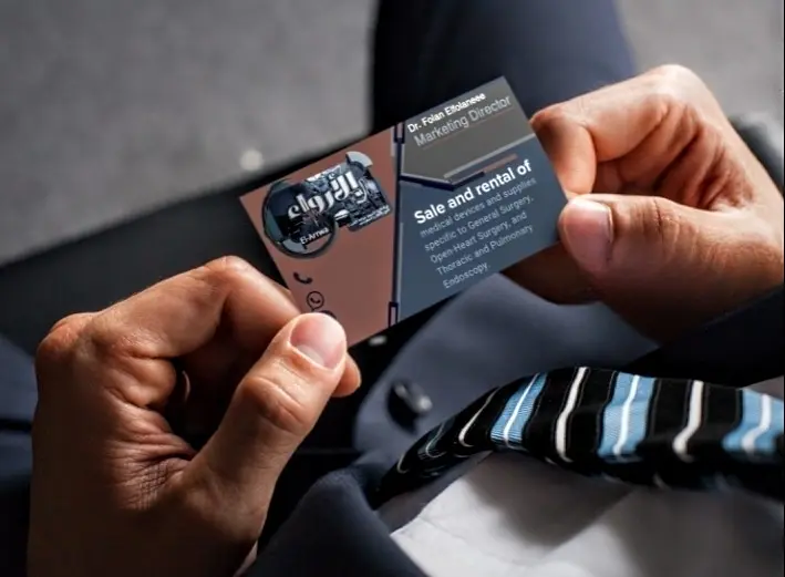 تصميم بطاقة أعمال احترافية جاهزة للطباعة"