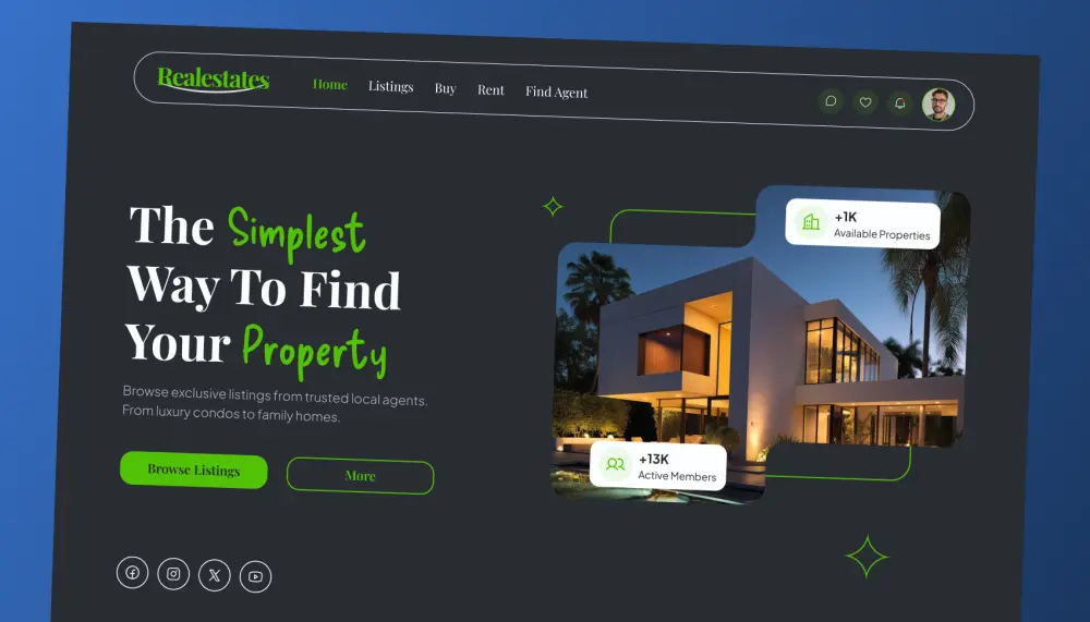 تطوير واجهات أمامية إحترافية