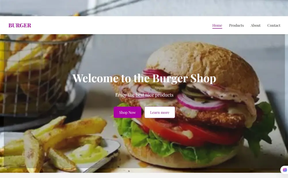 تصميم موقع مطعم الوجبات السريعة احترافي مع منيو أونلاين وتجربة مستخدم مميزة