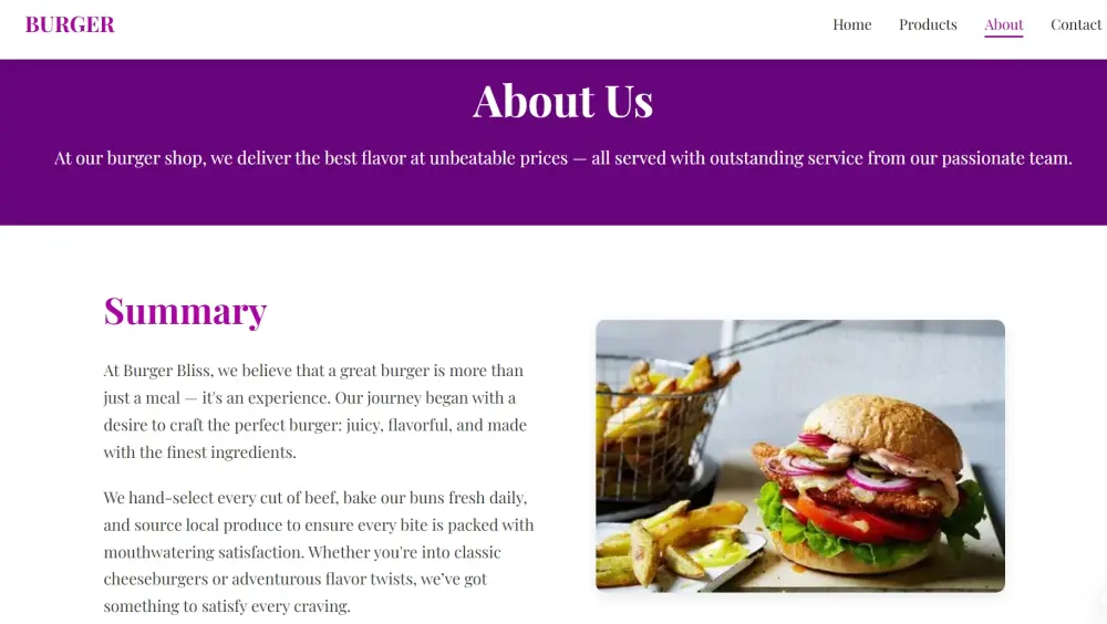 تصميم موقع مطعم الوجبات السريعة احترافي مع منيو أونلاين وتجربة مستخدم مميزة