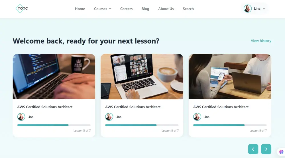 تصميم وتطوير موقع تعليمي احترافي متجاوب مع جميع الأجهزة