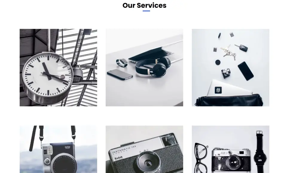 صفحة هبوط احترافية متجاوبة بتأثيرات حركة سلسة