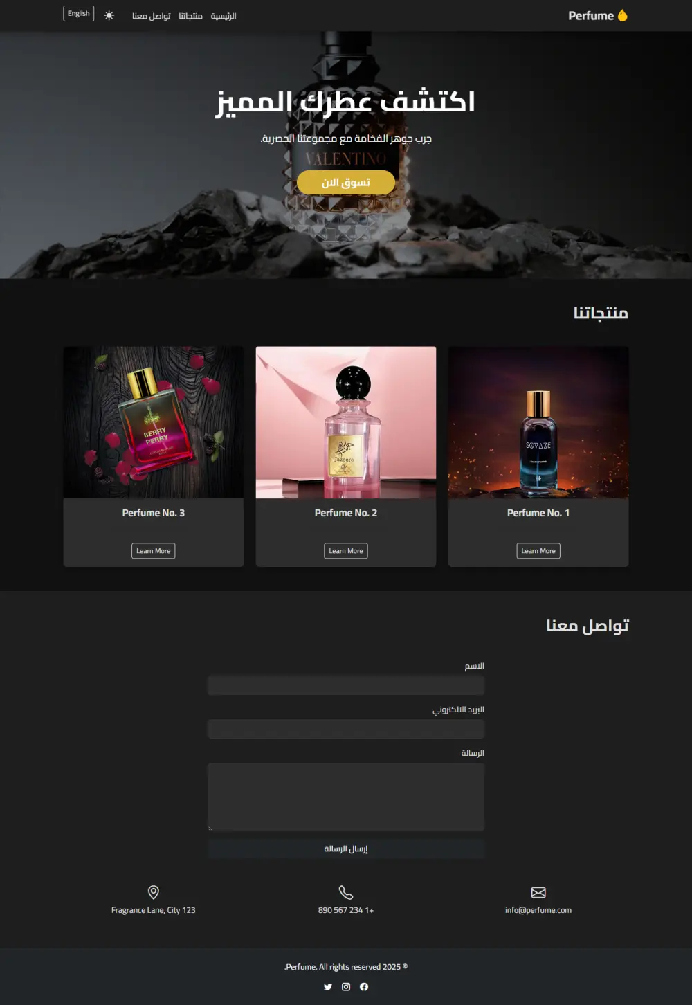 تصميم وبرمجة صفحة هبوط Landing Page احترافية