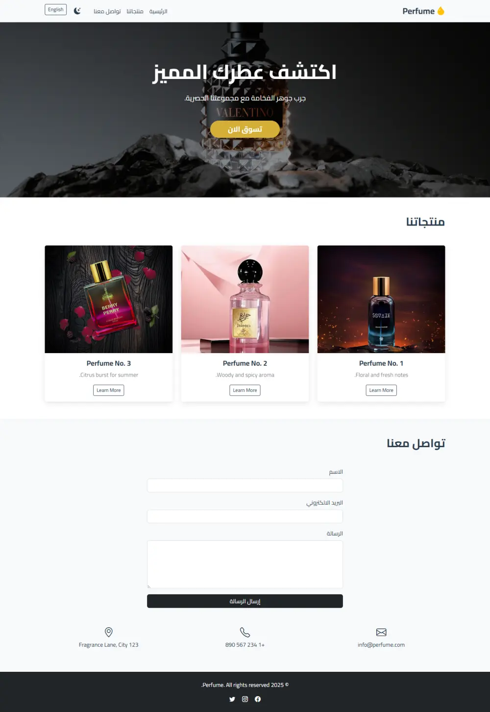 تصميم وبرمجة صفحة هبوط Landing Page احترافية