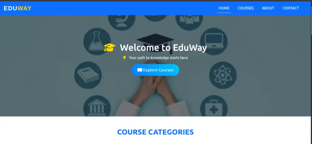 تصميم صفحة ويب باستخدام Html-CSS-JS