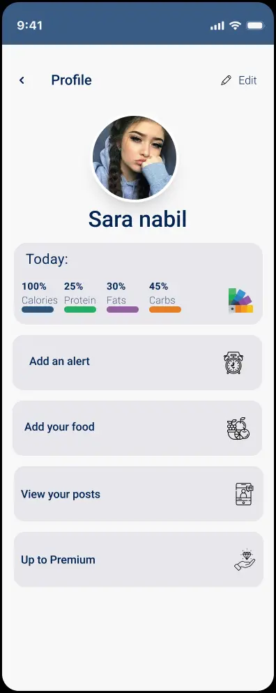 تصميم واجهة تطبيق موبايل احترافية باستخدام Figma (صفحة واحدة)