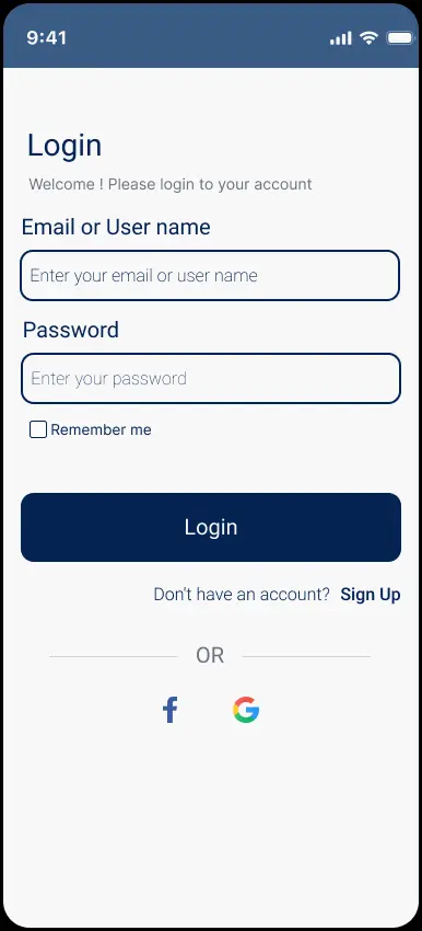 تصميم واجهة تطبيق موبايل احترافية باستخدام Figma (صفحة واحدة)