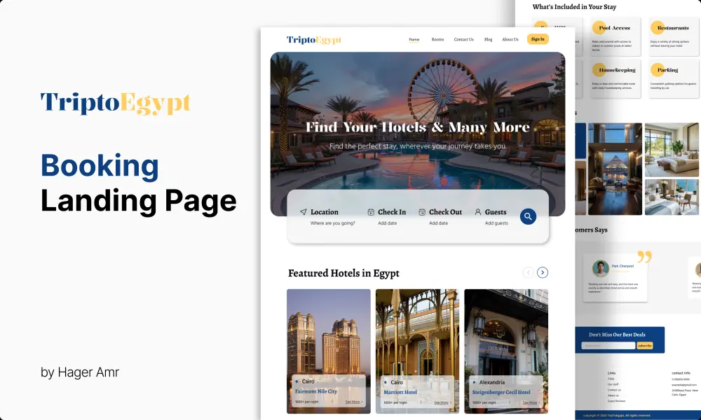 تصميم صفحة هبوط Landing Page وسريعة متجاوب مع جميع الأجهزة