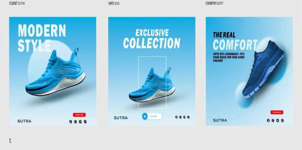 تصميم منشورات سوشيال ميديا احترافية