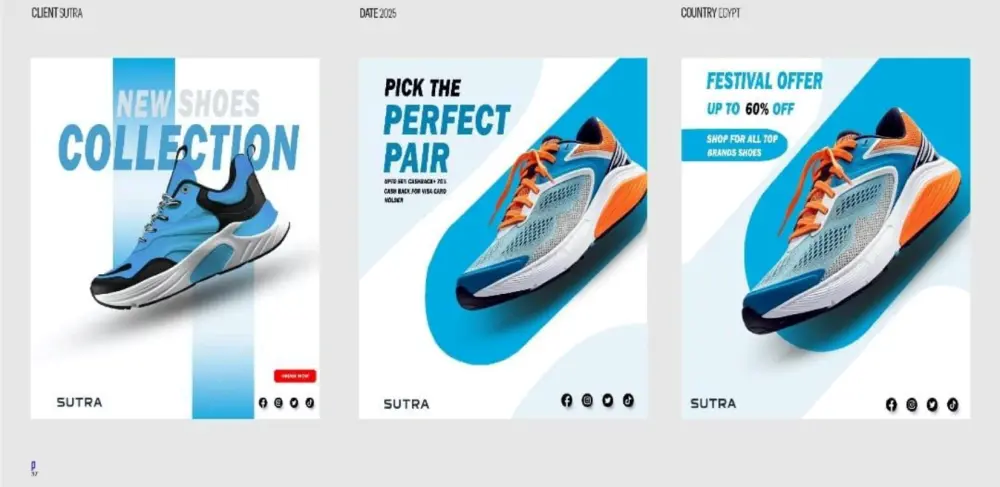 تصميم منشورات سوشيال ميديا احترافية