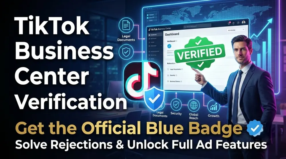 توثيق مركز أعمال تيك توك للشركات (Business Center Verification)