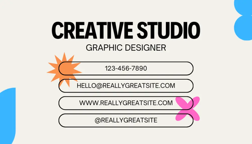 تصميم بطاقة عمل (Business Card) احترافية تعبر عن هويتك بلمسة إبداعية