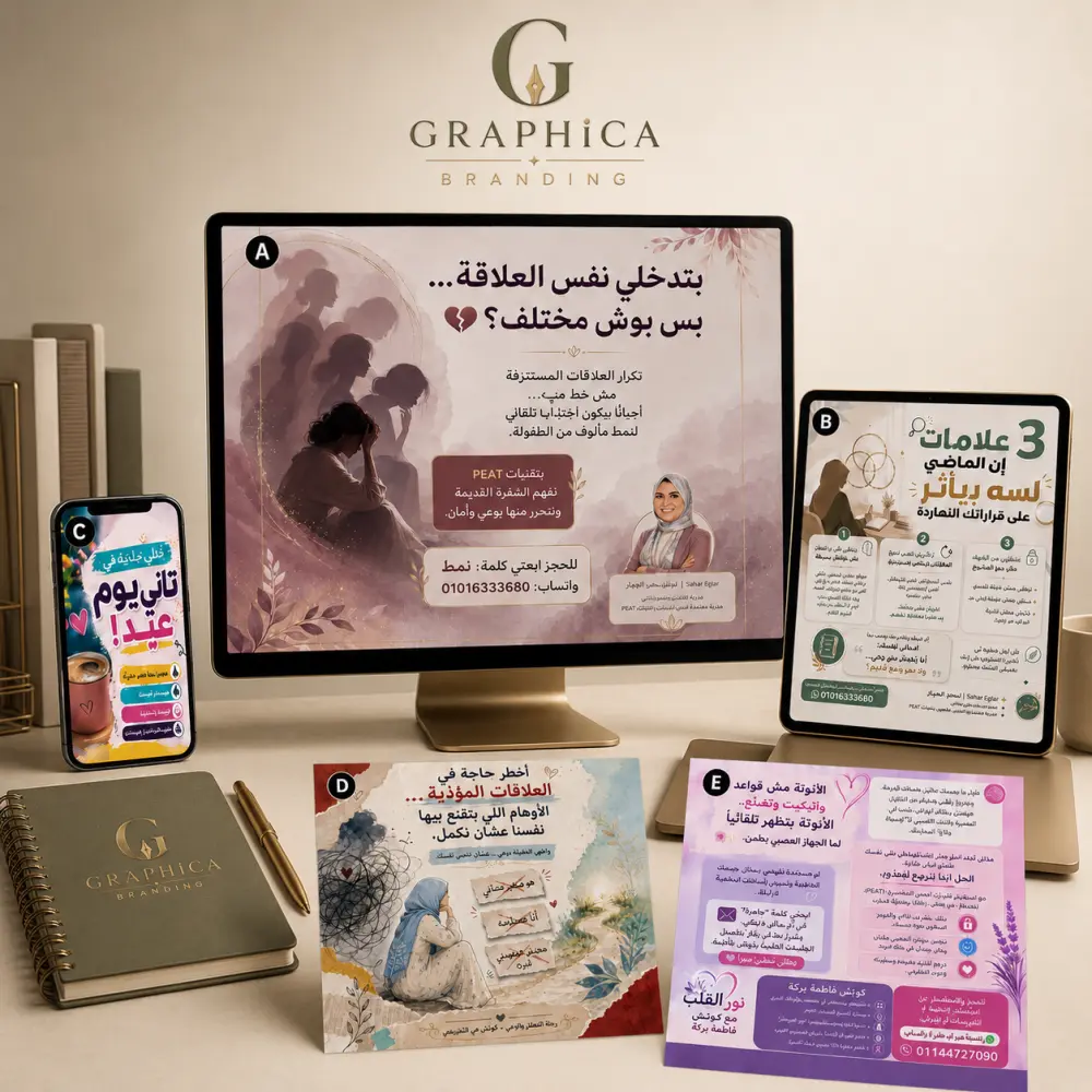 تصميمات سوشيال ميديا احترافية تجذب العملاء وتبرز هوية مشروعك