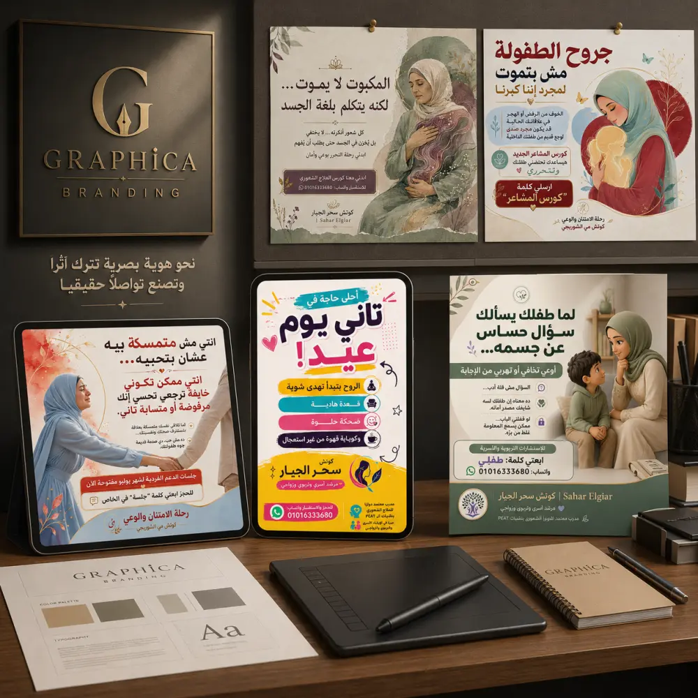 تصميمات سوشيال ميديا احترافية تجذب العملاء وتبرز هوية مشروعك