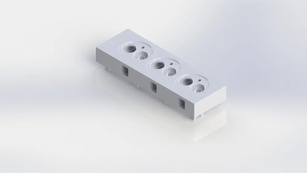 تصميم قطعة ميكانيكية دقيقة باستخدام SolidWorks