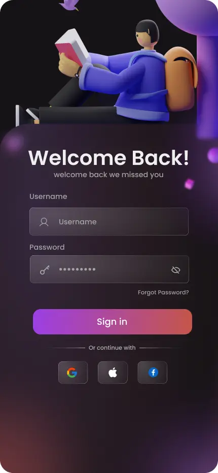 برمجة شاشات Login و Register احترافية باستخدام Flutter و Firebase