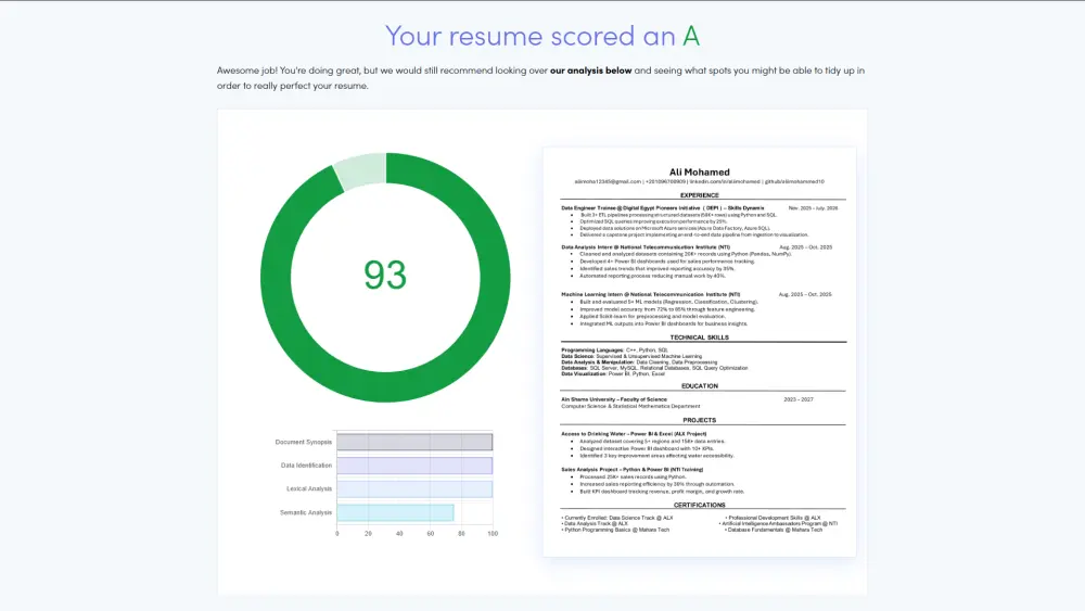 إنشاء سيرة ذاتية احترافية متوافقة مع أنظمة ATS