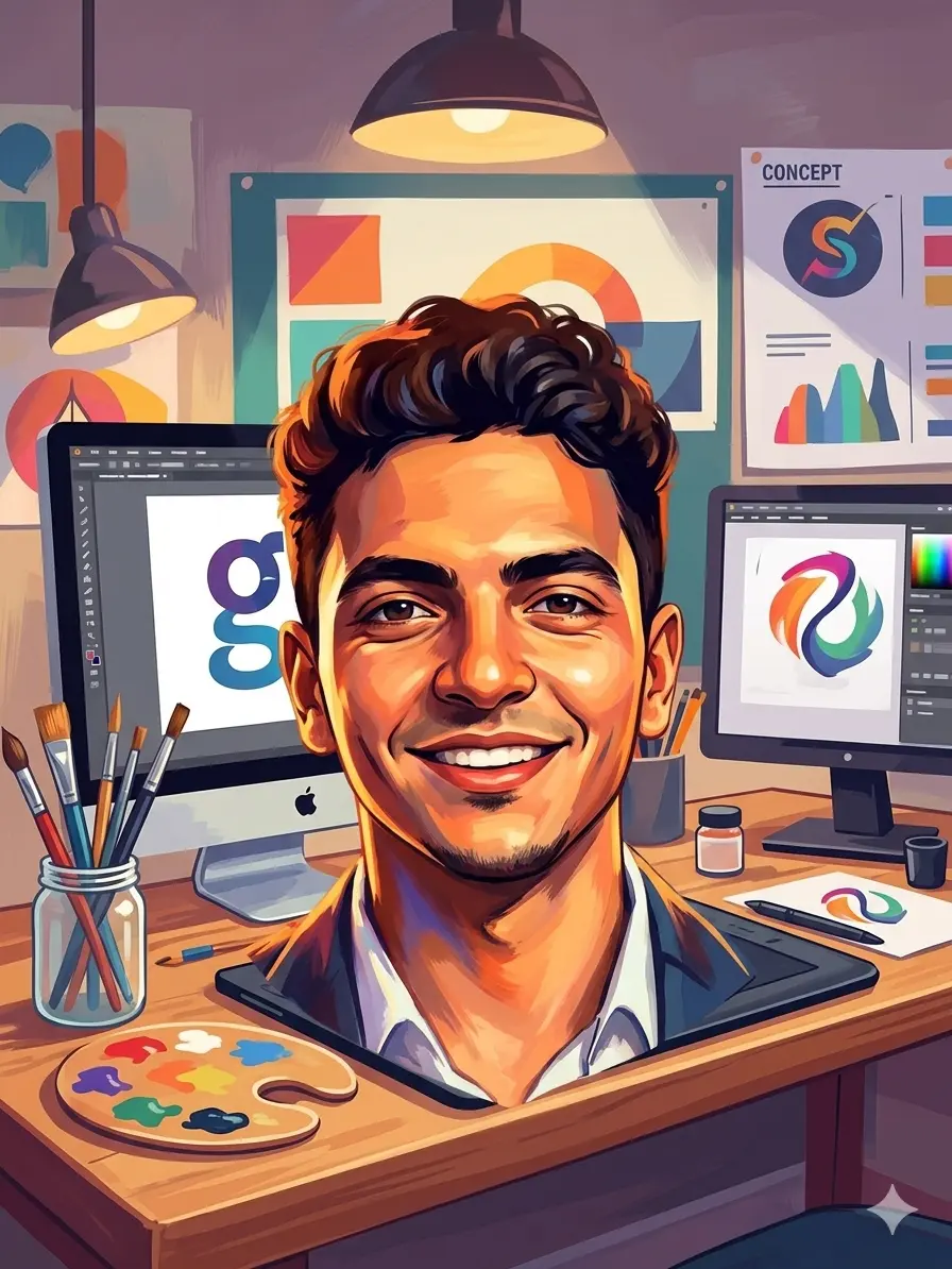 سأحوّل صورتك إلى بورتريه كرتوني احترافي بجودة عالية