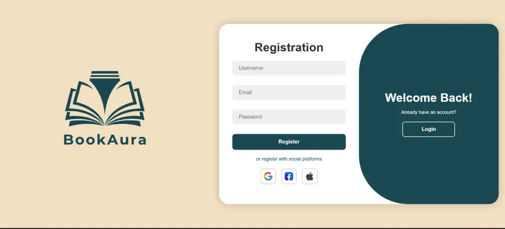 إنشاء صفحات تسجيل