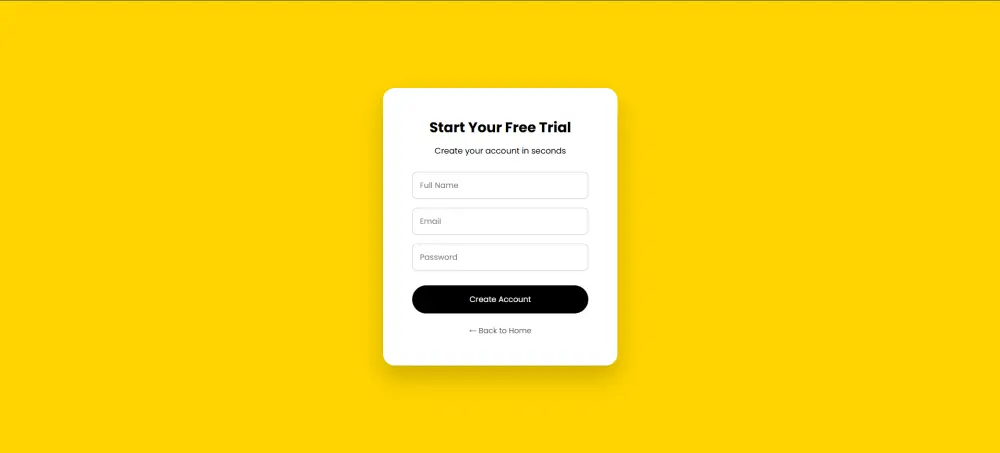 إنشاء صفحات تسجيل (Signup / Login)
