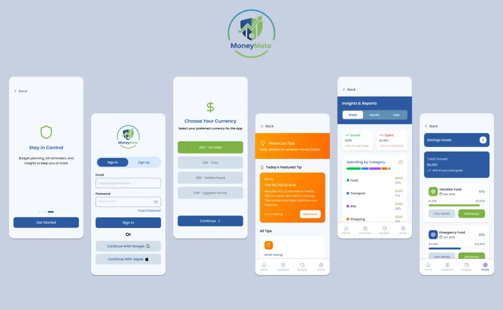تصميم تجربة المستخدم و واجهات المستخدم (UI/UX) لتطبيقات الموبايل