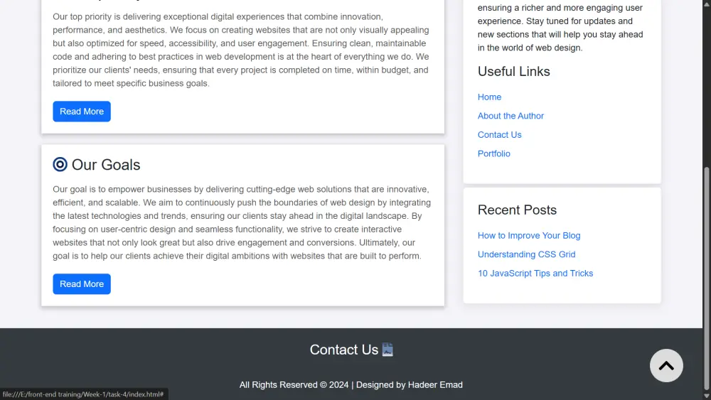 صفحة هبوط مصممة بأحترافية ومتجاوبة مع جميع الشاشات