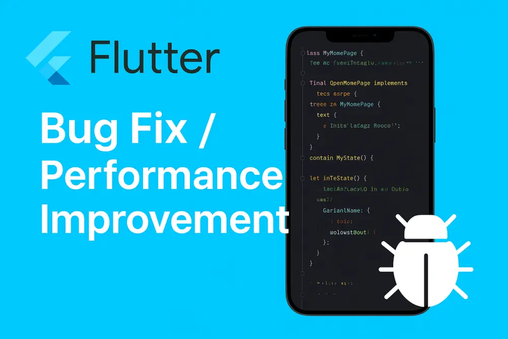 إصلاح الأخطاء وتحسين أداء تطبيقات Flutter باحتراف