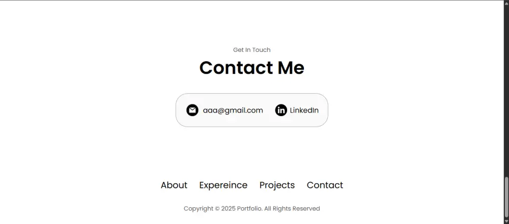 تصميم بورتيفوليو شخصي احترافي باستخدام HTML و CSS و JavaScript