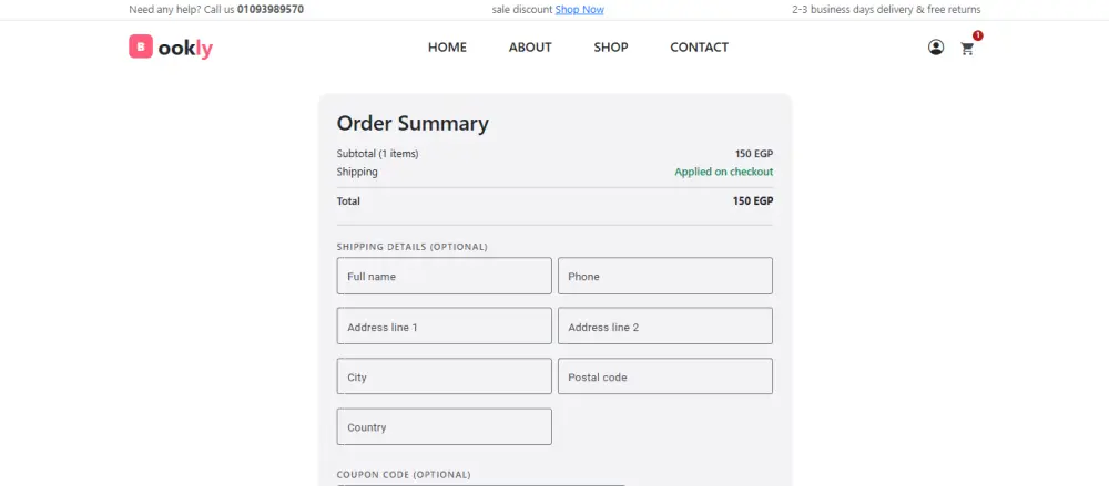 متجر إلكتروني مبرمج خصيصا لك برمجة خاصة بدون منصات جاهزة