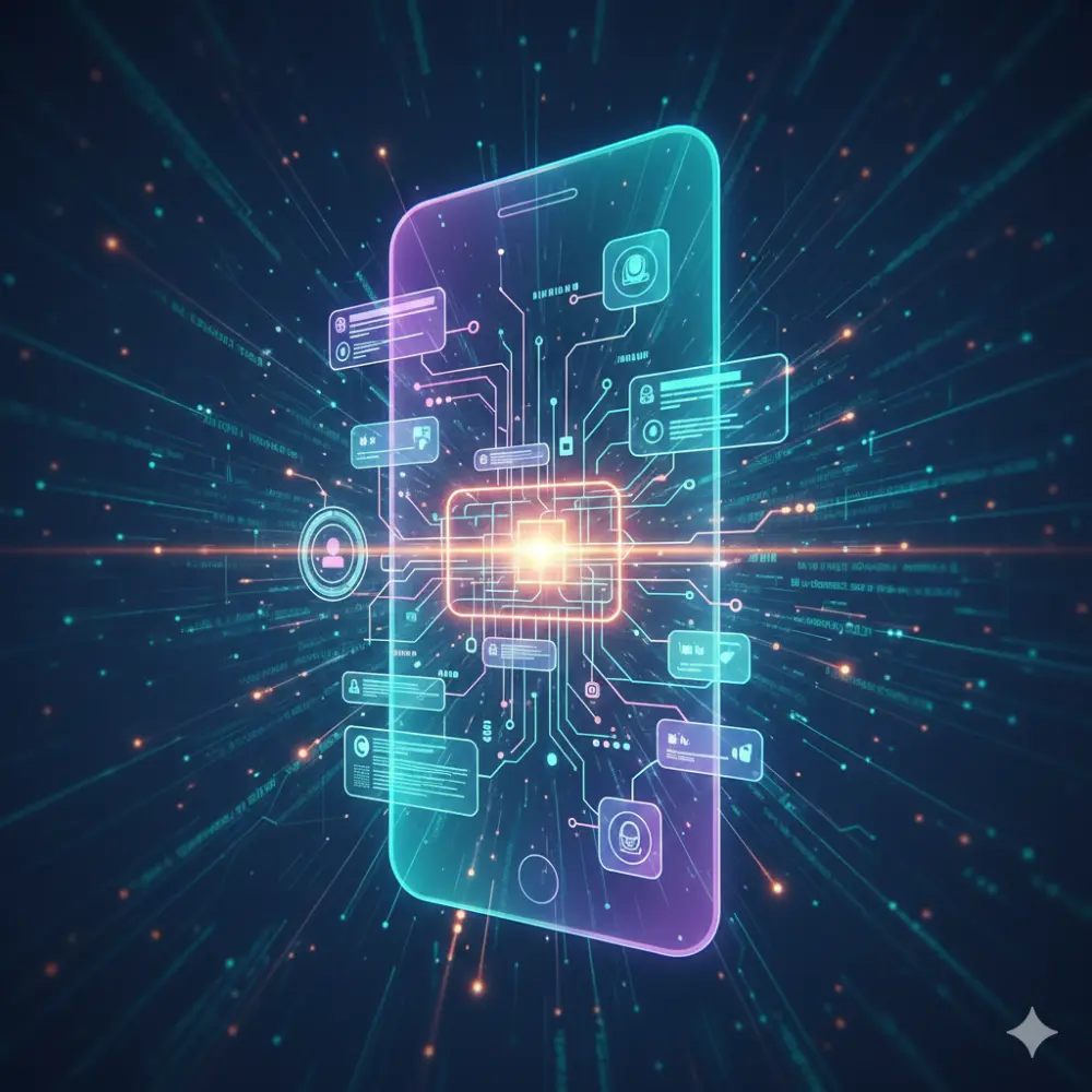 تطوير واجهة لتطبيق موبايل