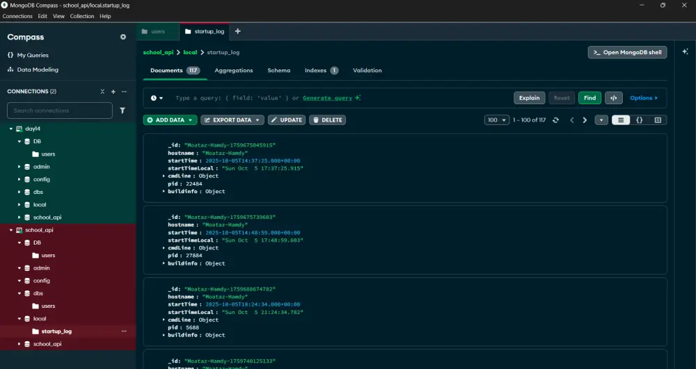 ربط موقعك بـ MongoDB لتخزين البيانات وإدارتها بكفاءة