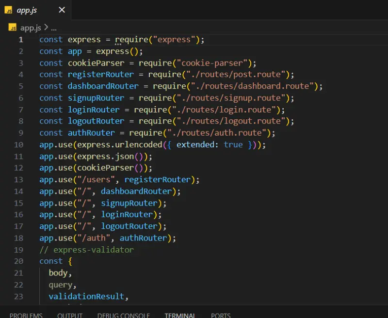 إنشاء هيكلية MVC احترافية لتطبيقات Node.js وExpress