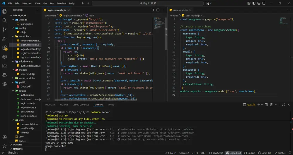 إنشاء هيكلية MVC احترافية لتطبيقات Node.js وExpress