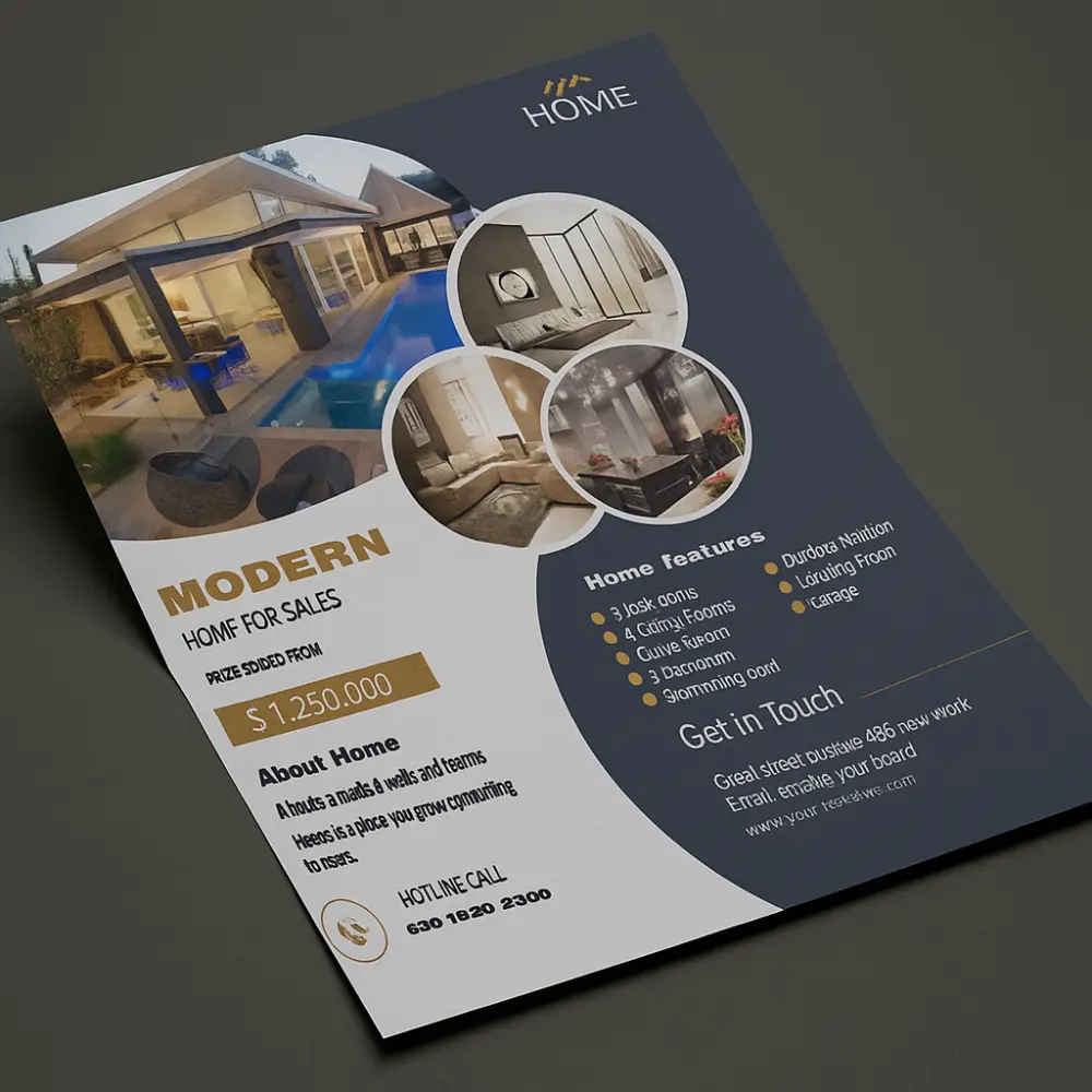 تصميم احترافي لبوستر، فلاير، بروشور... من صفحة واحدة ب 5 دولار وجه واحد