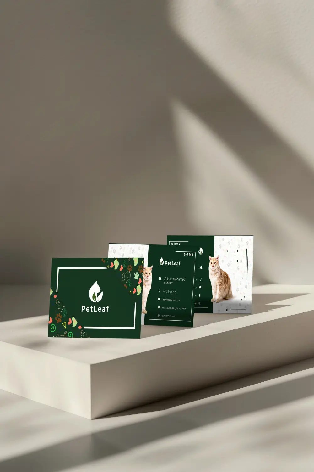 تصميم بطاقة اعمال business card