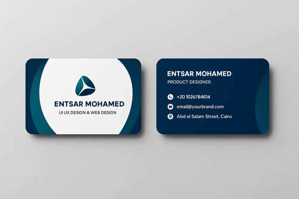 تصميم بطاقة اعمال business card