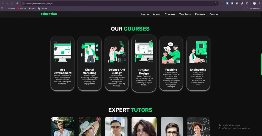 تصميم وتطوير موقع ويب احترافي متجاوب