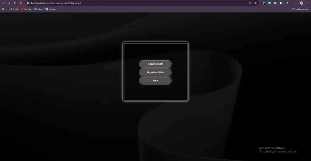 تصميم وتطوير نظام ويب لإدارة الموظفين والأقسام مع عمليات CRUD وبحث وعرض في جداول (حتى 15 صفحة)