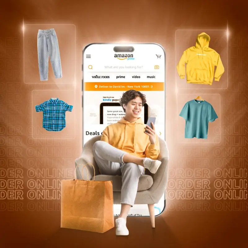 تصميم إعلان احترافي لمتجر إلكتروني أو تطبيق بأسلوب عصري وجذاب