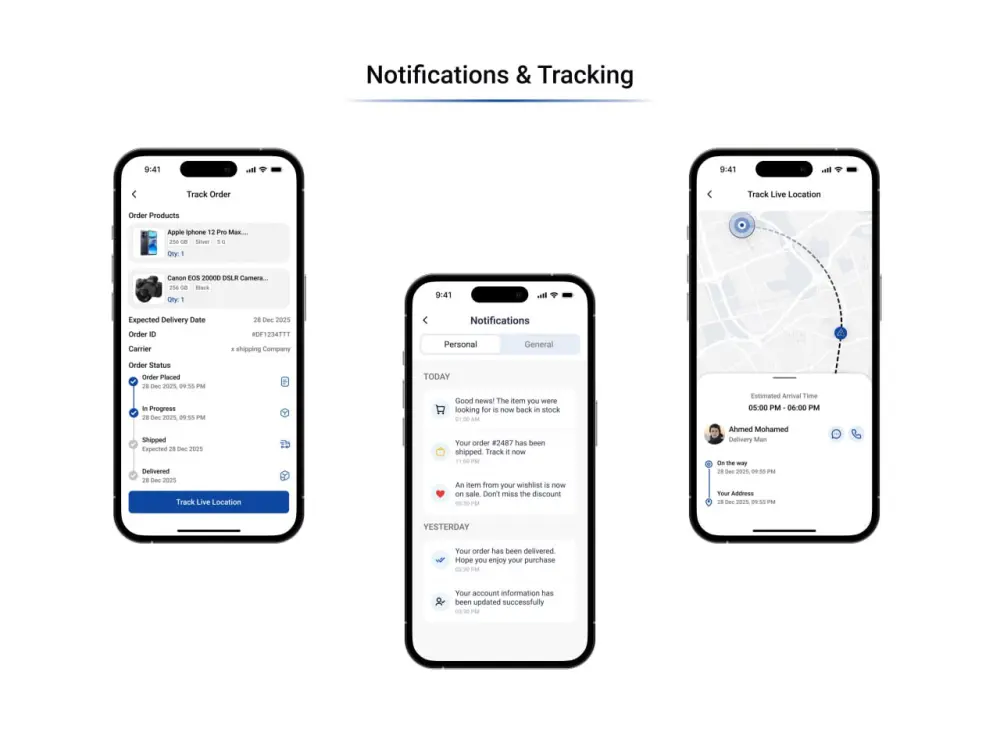 تصميم صفحات واجهة وتجربة المستخدم للمواقع الالكترونية وتطبيقات الهاتف
